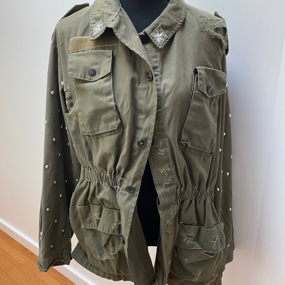 NWT LF Vintage Army jacket Sz M furst of kind